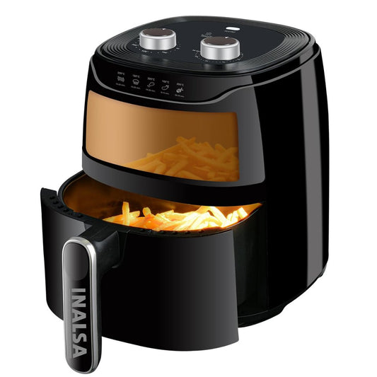 Air Fryer zapremine 4.2 L - friteza na vruć vazduh za zdravo prženje hrane bez ulja, sa podesivim temperaturama i digitalnim kontrolama