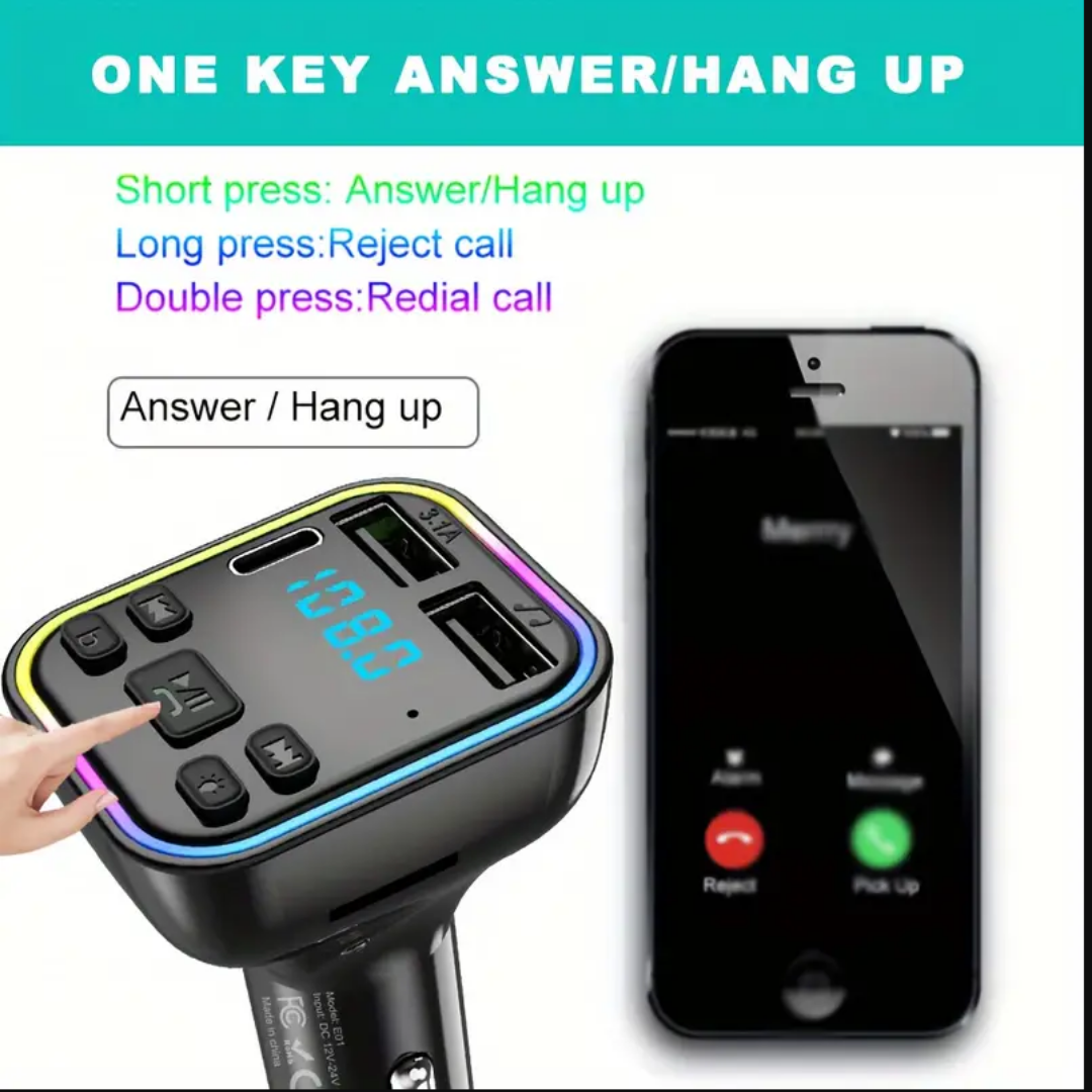 FM transmiter za auto sa Bluetooth i handsfree funkcijom