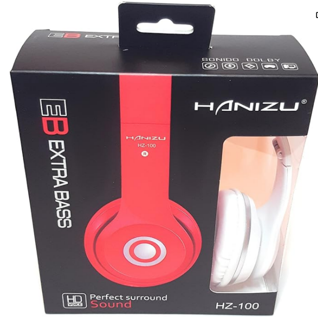 Hanizu HZ-100 slušalice sa udobnim jastučićima i integrisanim mikrofonom, idealne za visokokvalitetno slušanje muzike i obavljanje poziva.