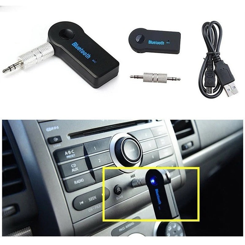 Bluetooth Aux Receiver Transmitter Adapter 3.5mm